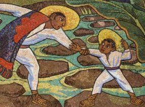 Mural &ldquo;R&iacute;o Juchit&aacute;n&rdquo;, de Diego Rivera