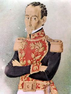 Sim&oacute;n Bolivar, por J. M. Espinosa (1828)