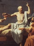 Muerte de S�crates, por Jacques-Louis David (1787)