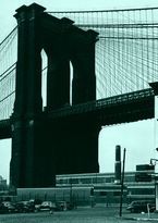 Puente de Brooklyn. Fotograf�a: Brett Weston (1943-45)