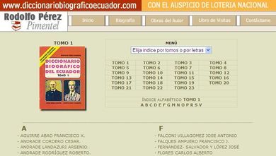 Diccionario biográfico del Ecuador