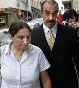 Macarena Gelman (izquierda) y Jos� Luis Gonz�lez