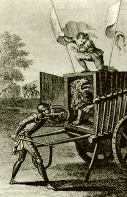 Episodio del Quijote y el le&oacute;n