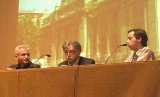 Roberto Pliscoff (centro) y Marcelo Novoa (derecha)