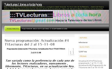TVLecturas: Libros a toda hora