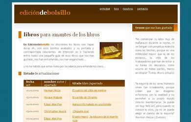 Edici&oacute;n de Bolsillo