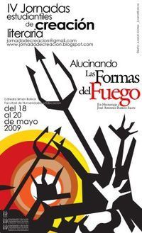 IV Jornadas Estudiantiles de Creaci&oacute;n Literaria &ldquo;Alucinando las formas del fuego&rdquo;