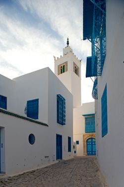 Sidi Bou Said, en T&uacute;nez. Fotograf&iacute;a: Sylvester Adams