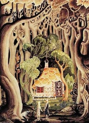 Hansel y Gretel. Ilustraci&oacute;n: Kay Nielsen (1929)