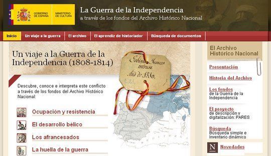 La Guerra de la Independencia a trav&eacute;s de los fondos del Archivo Hist&oacute;rico Nacional