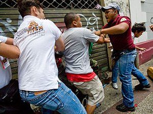 Agresiones a periodistas en Caracas