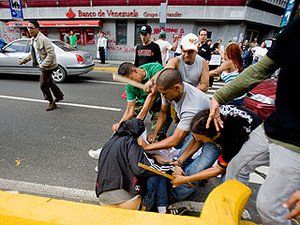 Agresiones a periodistas en Caracas