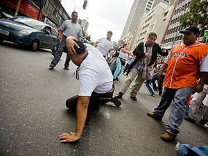 Agresiones a periodistas en Caracas