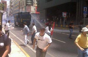 Manifestaciones en Caracas. Foto: Am&eacute;rico Orsi Poli
