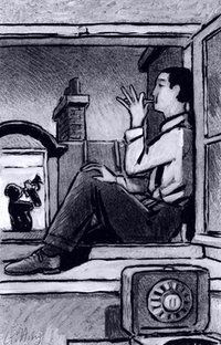 Una de las ilustraciones del libro, por Jean-Claude G&ouml;tting