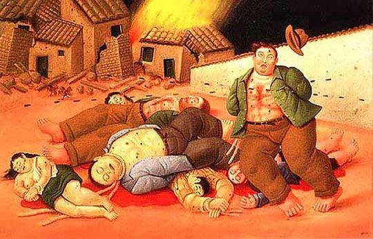 Masacre en Colombia, Fernando Botero (2000)