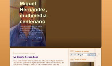 Miguel Hernández, multimedia-centenario