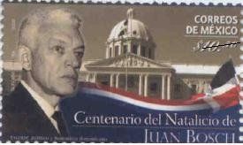 Sello postal &ldquo;Centenario del Natalicio de Juan Bosch&rdquo;