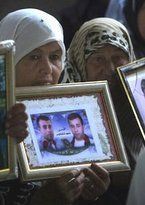 Manifestaci�n en Palestina por la liberaci�n de prisioneros en Gaza. Fotograf�a: Ali Ali
