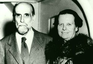 Juan Ram&oacute;n Jim&eacute;nez y su esposa, Zenobia Camprub&iacute; Aymar