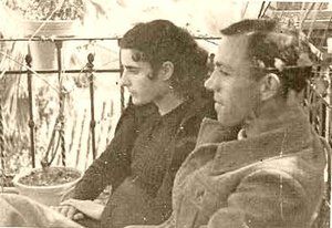 Miguel Hern&aacute;ndez y su esposa, Josefina Manresa
