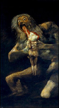 &ldquo;Cronos devorando a un hijo&rdquo;, de Francisco de Goya