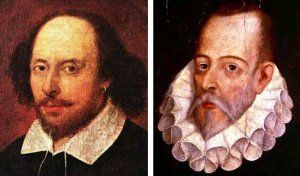 William Shakespeare y Miguel de Cervantes