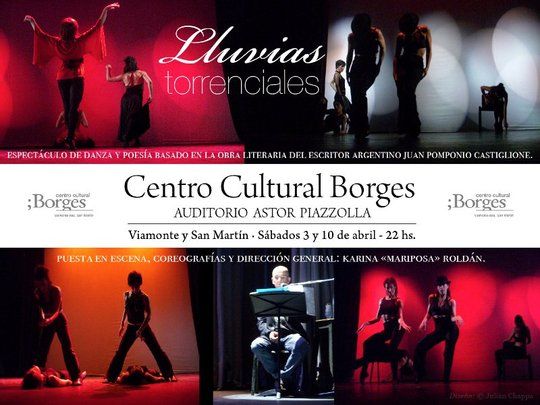 Espect&aacute;culo danc&iacute;stico basado en &ldquo;Lluvias torrenciales&rdquo;, de Juan Pomponio Castiglione