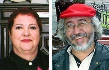Mar&iacute;a Estela Guedes y Floriano Martins