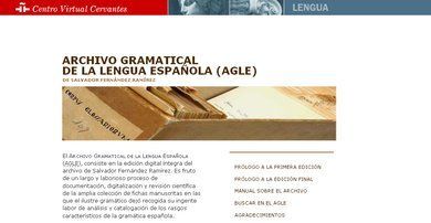 Archivo Gramatical de la Lengua Espa&ntilde;ola