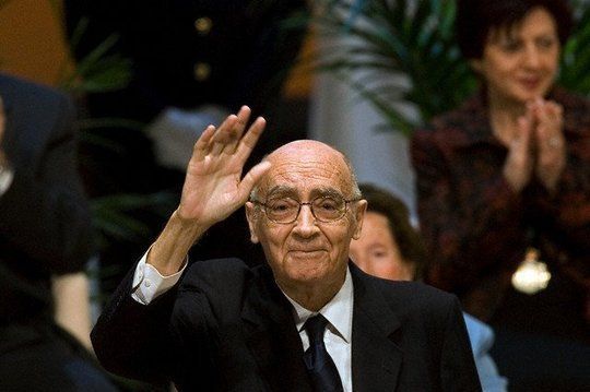 Jos&eacute; Saramago. Fotograf&iacute;a: Julio Mu&ntilde;oz (2007)