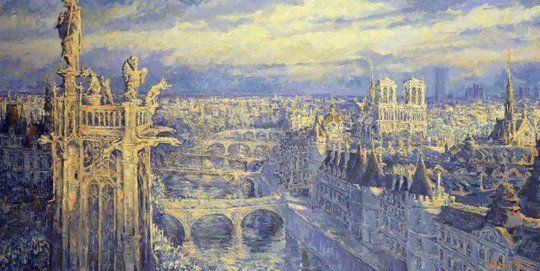 &ldquo;Ocaso, Notre Dame&rdquo;, de Sergei Chepik