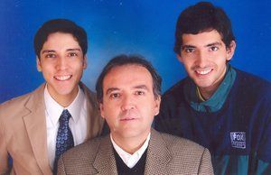 Sandro Chiri con Diego Mart&iacute;n y Jos&eacute; Carlos