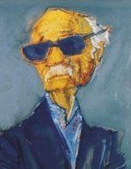 Ernesto S�bato. Ilustraci�n: �lvaro Delgado