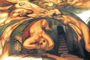 Mural &ldquo;Ejercicio pl&aacute;stico&rdquo;, de David Alfaro Siqueiros