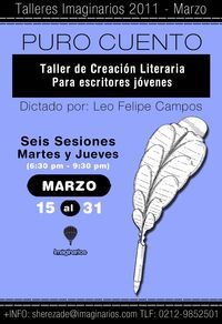 Taller de Creaci&oacute;n Literaria &ldquo;Puro cuento&rdquo;