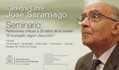 C&aacute;tedra Libre Jos&eacute; Saramago