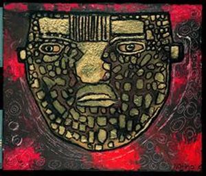 &ldquo;Cara (Prehisp&aacute;nica)&rdquo;, de Nathalie Vel&aacute;zquez