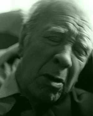 Jorge Luis Borges. Fotograf&iacute;a: Horacio Villalobos