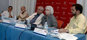 Ram&oacute;n Garc&iacute;a, Mario Camus, Antonio Gim&eacute;nez-Rico, Josefina Molina y David Felipe Arranz