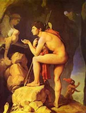 &ldquo;Edipo y la Esfinge&rdquo;, de Jean-Auguste Dominique Ingres