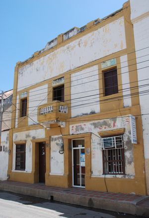 Casa de Riohacha donde fue concebido Gabriel García Márquez. Fotografía: cortesía del diario “El Heraldo”, de Barranquilla