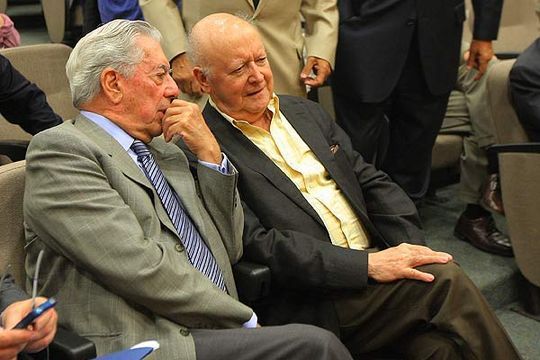 Mario Vargas Llosa y Jorge Edwards