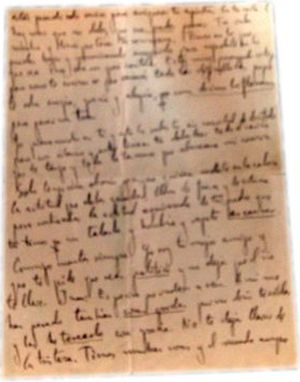 Carta de Federico Garc&iacute;a Lorca a Juan Ram&iacute;rez de Lucas