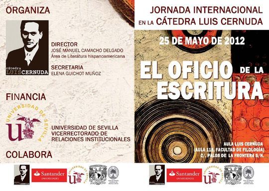 Jornada Internacional &ldquo;El oficio de la escritura&rdquo;