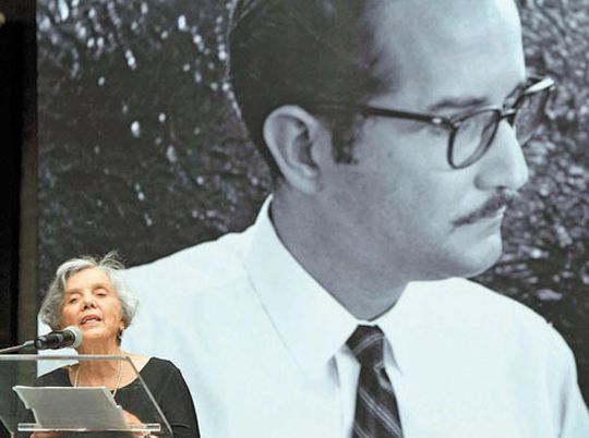 Elena Poniatowska y Carlos Fuentes