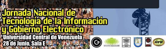 Jornada Nacional de Tecnolog&iacute;a de la Informaci&oacute;n y Gobierno Electr&oacute;nico