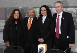 Laura Emilia Pacheco, Enrique Florescano, Consuelo S&aacute;izar y Joaqu&iacute;n D&iacute;ez-Canedo