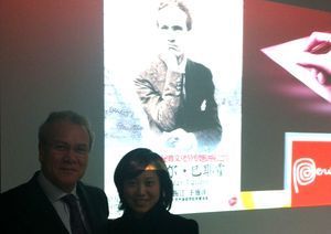 Gonzalo Guti&eacute;rrez Reinel y Yu Shiyan