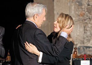 Mario Vargas Llosa y Silvia Lemus
